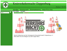 Tablet Screenshot of kreisverkehrswacht-cloppenburg.de
